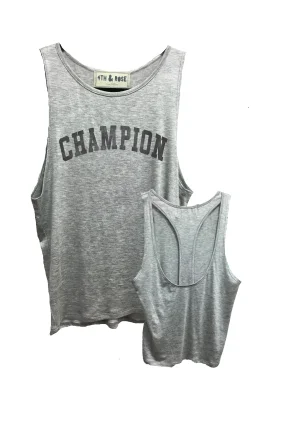 4th & Rose Champion Racerback Cutout Tank lace tank top