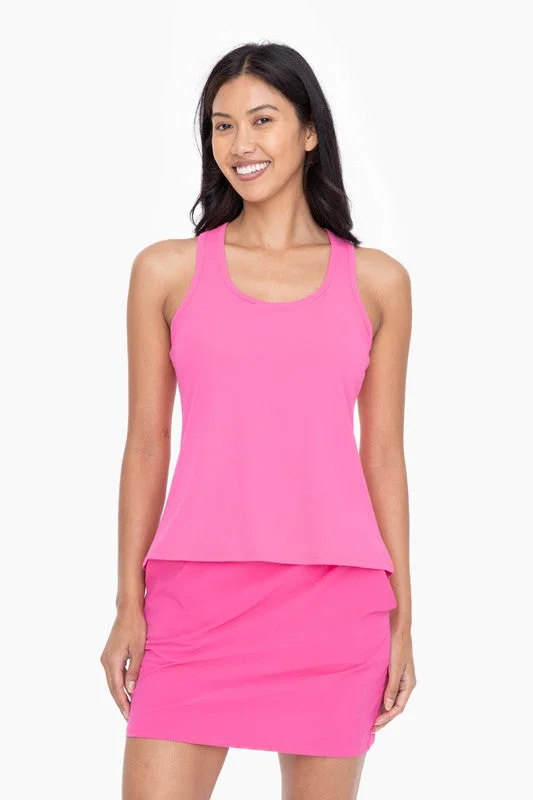 Mono B Hot Pink Racerback Active Tank stylish tank top