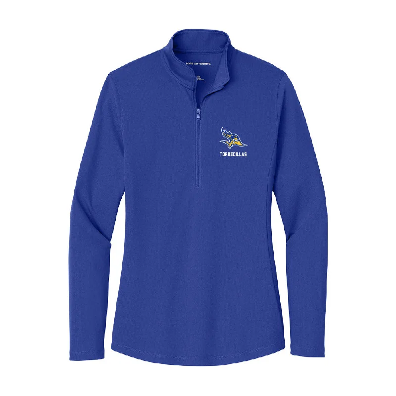 CSU Bakersfield - NCAA Women's Cross Country : Crystal Torrecillas - Women's Lightweight Quarter Zip Jacket Mesh Jacket Canvas Jacket Denim Jacket