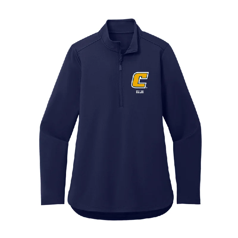 UTC - NCAA Women's Cross Country : Andrea Ellis - Women's Premium Quarter Zip Jacket Front Pockets Side Pockets Patch Pockets UTC - NCAA Women's Cross Country : Andrea Ellis - Women's Premium Quarter Zip Jacket Front Pockets Side Pockets Patch Pockets