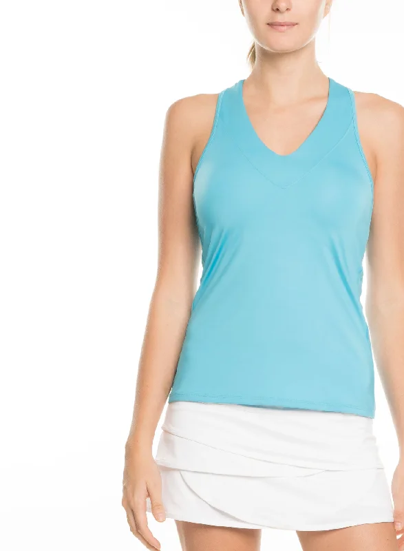 Ladies Lucky In Love Core V-Neck Tank halter tank top