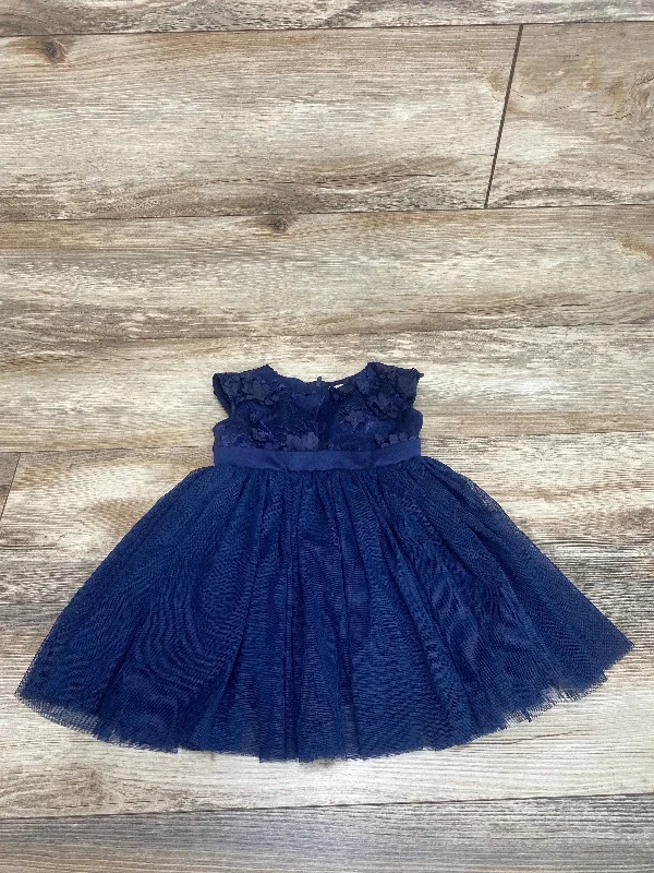 Popatu Tulle Floral Dress Navy sz 18m