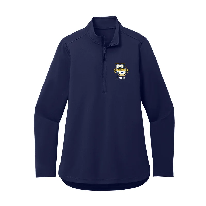 Marquette - NCAA Women's Cross Country : Annika Bynum - Women's Premium Quarter Zip Jacket Tailored Jacket Straight Jacket A-Line Jacket Marquette - NCAA Women's Cross Country : Annika Bynum - Women's Premium Quarter Zip Jacket Tailored Jacket Straight Jacket A-Line Jacket