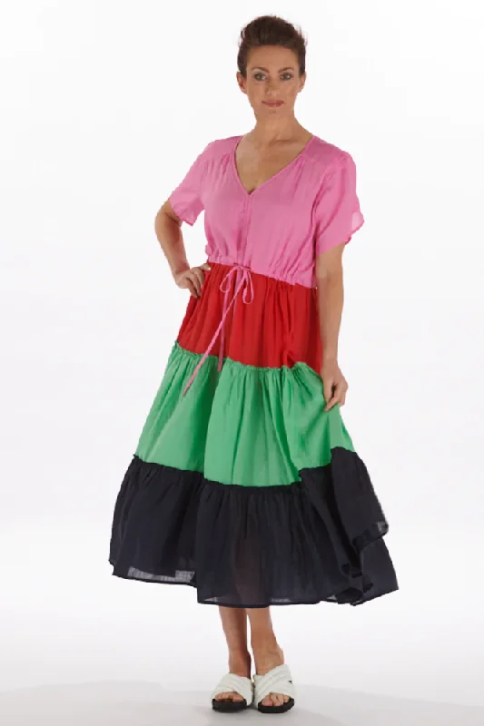 Calypso Ruffle Dress By 365 Days