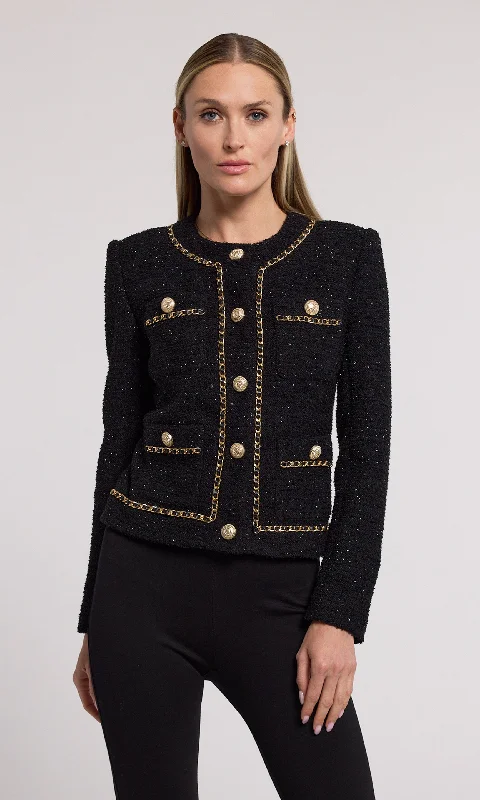 Velma Tweed Jacket Fleece Jacket Down Jacket Parka