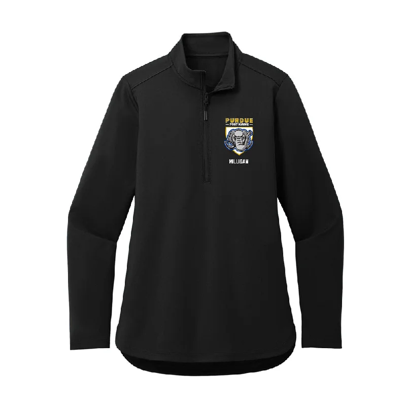 PFW - NCAA Women's Cross Country : Ava Milligan - Women's Premium Quarter Zip Jacket Cotton Jacket Linen Jacket Terry Jacket PFW - NCAA Women's Cross Country : Ava Milligan - Women's Premium Quarter Zip Jacket Cotton Jacket Linen Jacket Terry Jacket