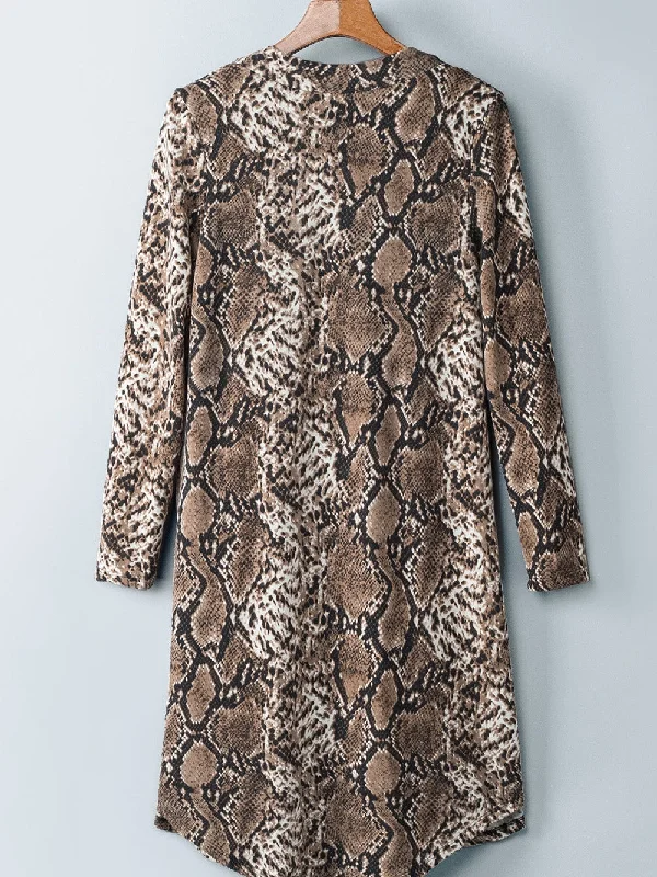 Trendy Snakeskin Cardigan Chenille Fabric Brocade Fabric Lace Fabric