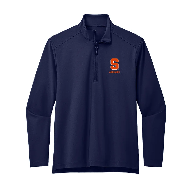 Syracuse - NCAA Women's Cross Country : Selma Anderson - Premium Quarter Zip Jacket Herringbone Jacket Checkered Jacket Solid Jacket Syracuse - NCAA Women's Cross Country : Selma Anderson - Premium Quarter Zip Jacket Herringbone Jacket Checkered Jacket Solid Jacket