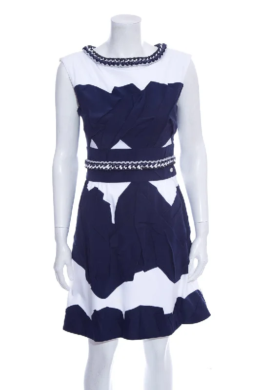 Navy & White