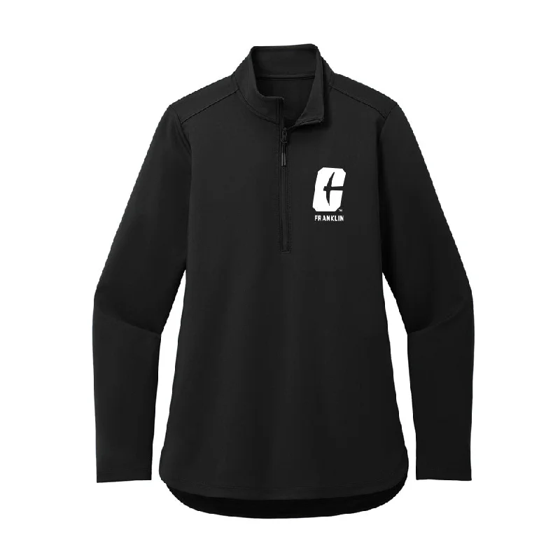 UNC Charlotte - NCAA Women's Cross Country : Jenna Franklin - Women's Premium Quarter Zip Jacket Lace Jacket Ribbed Jacket Sequined Jacket UNC Charlotte - NCAA Women's Cross Country : Jenna Franklin - Women's Premium Quarter Zip Jacket Lace Jacket Ribbed Jacket Sequined Jacket