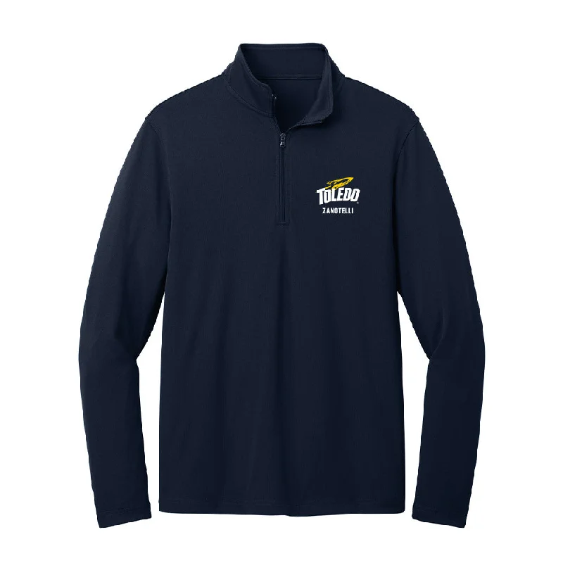 Toledo - NCAA Women's Cross Country : Lauren Zanotelli - Lightweight Quarter Zip Jacket Chenille Fabric Brocade Fabric Lace Fabric Toledo - NCAA Women's Cross Country : Lauren Zanotelli - Lightweight Quarter Zip Jacket Chenille Fabric Brocade Fabric Lace Fabric