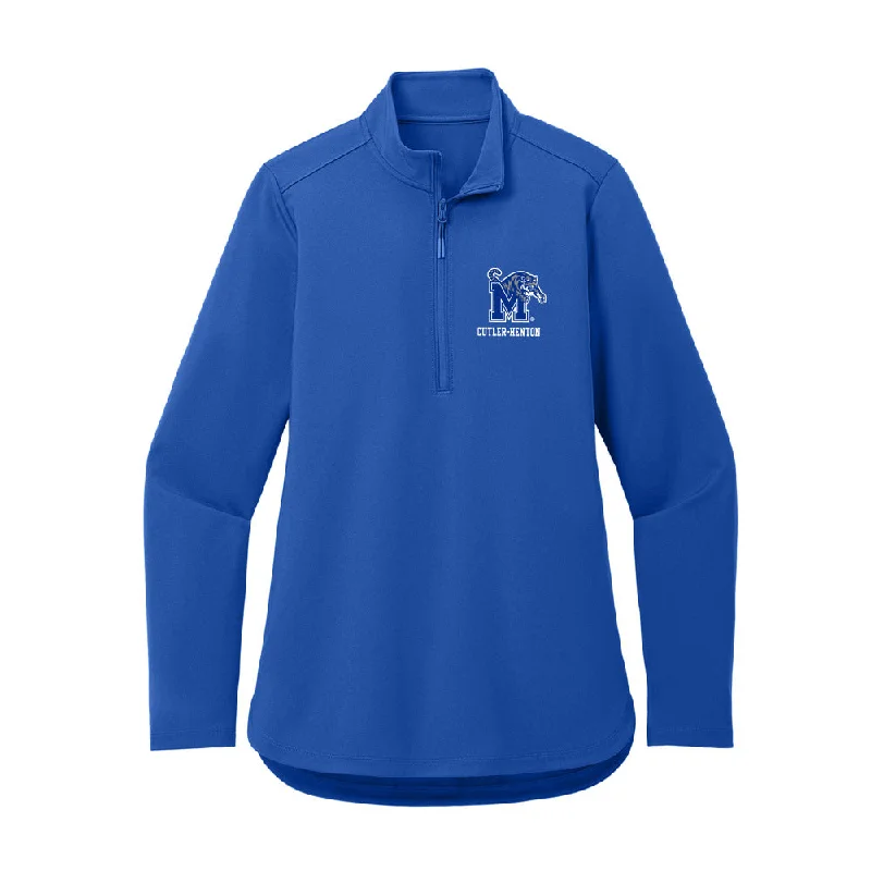 Memphis - NCAA Women's Cross Country : Abigail Cutler-Henton - Women's Premium Quarter Zip Jacket Nylon Jacket Polyester Jacket Spandex Jacket Memphis - NCAA Women's Cross Country : Abigail Cutler-Henton - Women's Premium Quarter Zip Jacket Nylon Jacket Polyester Jacket Spandex Jacket