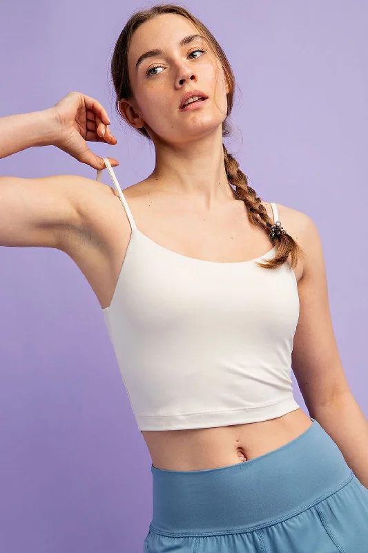 Basic Perfection White Tank Top pastel tank top