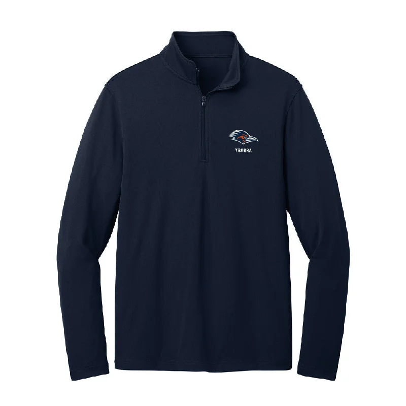 UTSA - NCAA Women's Cross Country : Aubry Ybarra - Lightweight Quarter Zip Jacket Print Jacket Jacquard Jacket Embroidered Jacket UTSA - NCAA Women's Cross Country : Aubry Ybarra - Lightweight Quarter Zip Jacket Print Jacket Jacquard Jacket Embroidered Jacket