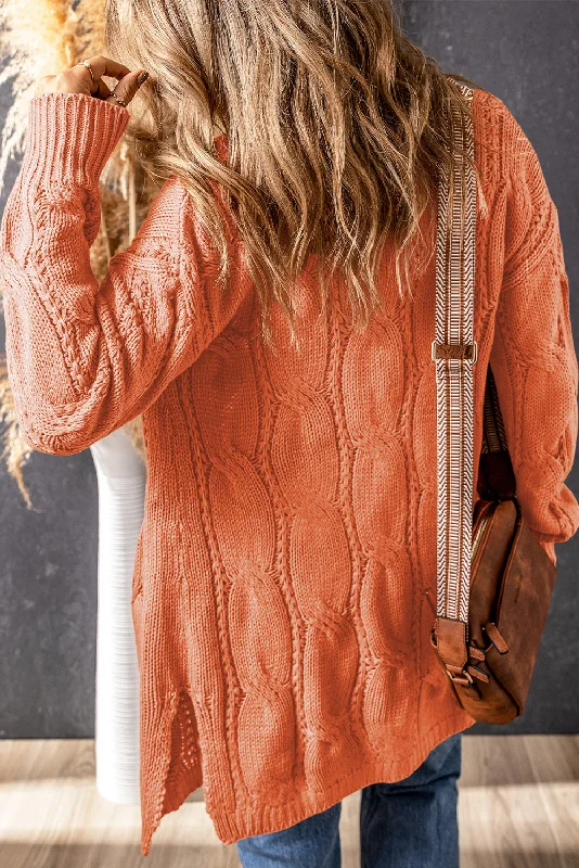 Oversized Cardigan Spandex Rayon Corduroy