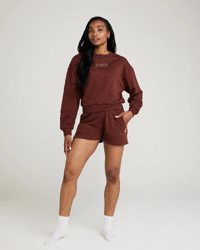 Classic Lounge Crew Neck | Deep Cocoa