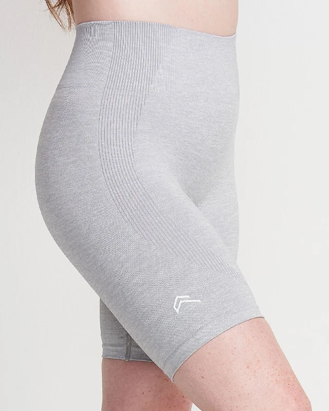 Classic Seamless Cycling Shorts | Grey Marl