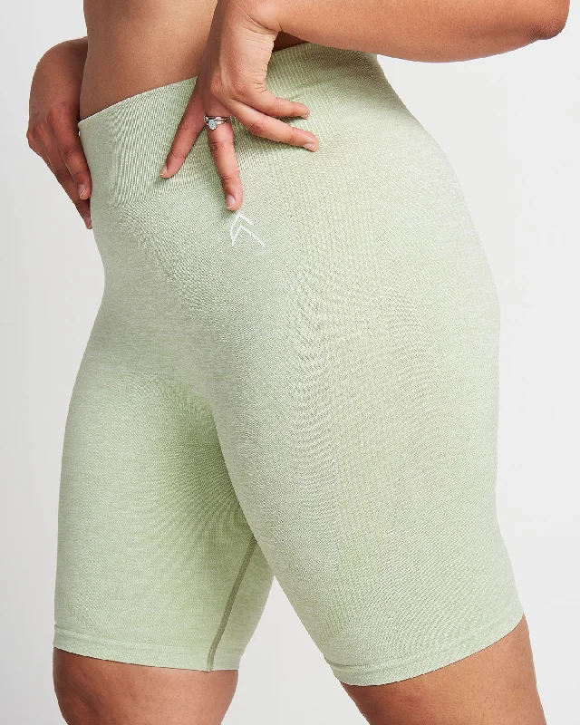 Classic Seamless Cycling Shorts | Pistacchio Marl