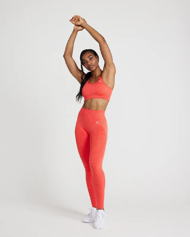 Classic Seamless Leggings | Coral Marl