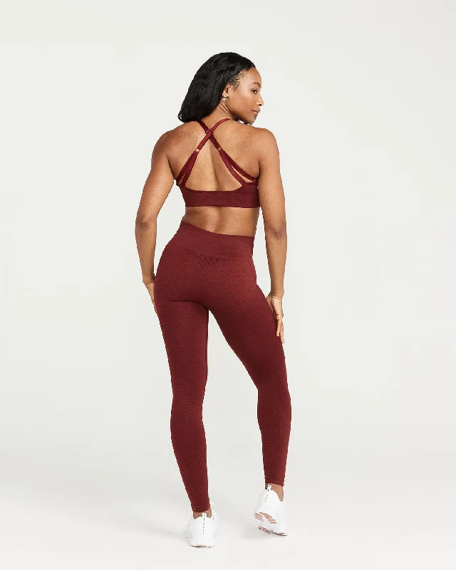 Classic Seamless Leggings | Rosewood Marl