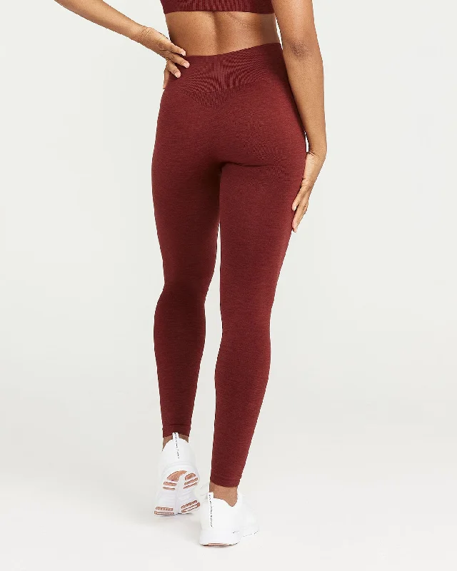 Classic Seamless Leggings | Rosewood Marl