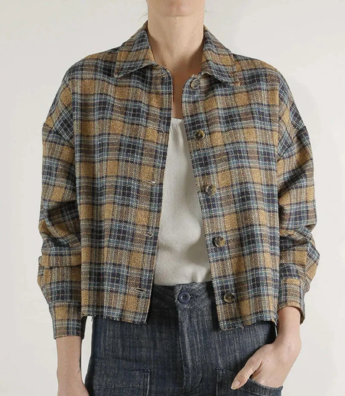 Esme Shirt In Night/wheat