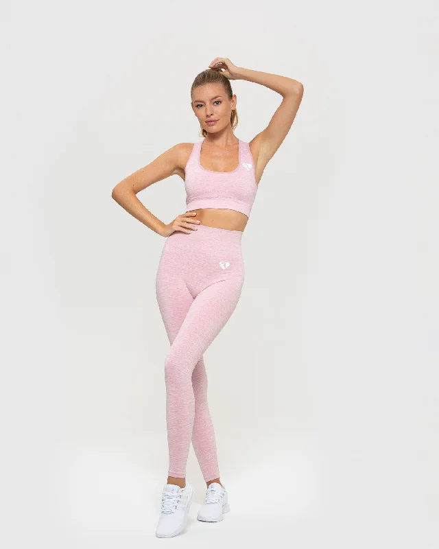 Move Seamless Leggings | Light Pink Marl