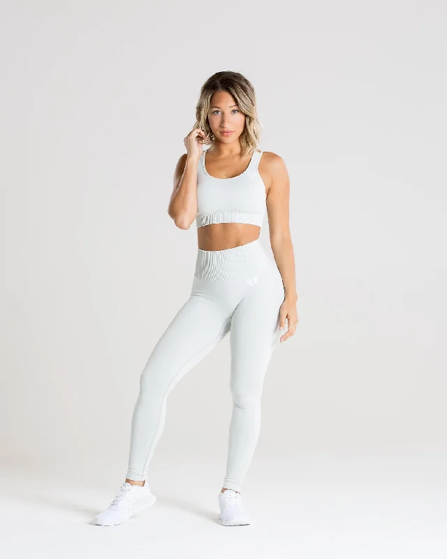 Power Seamless Leggings | Washed Light Grey