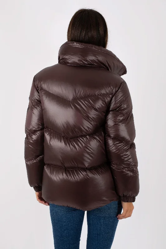 Woolrich Aliquippa Puffer Marrone Donna