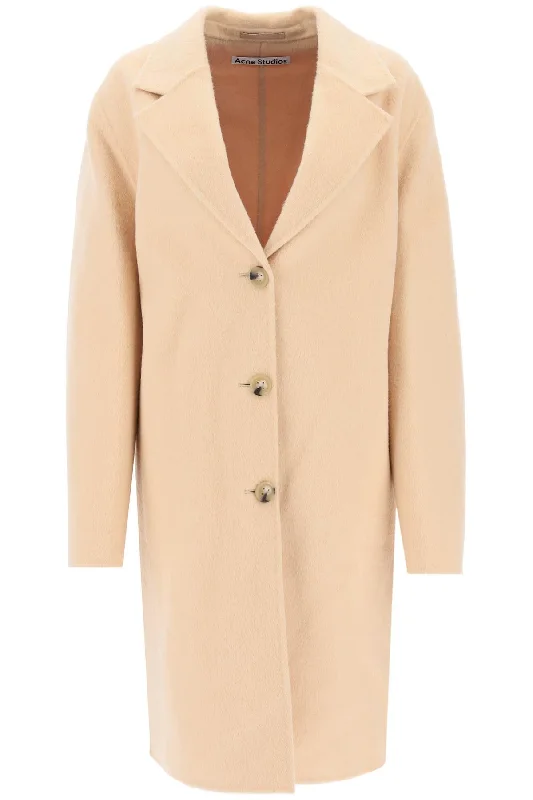 Acne studios brushed-wool coat A90525 WARM BEIGE