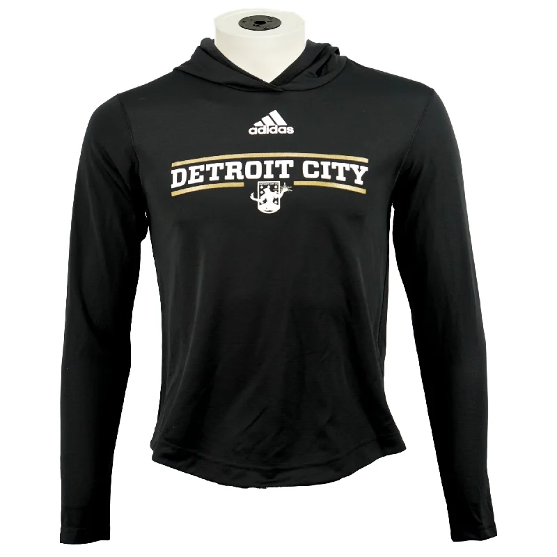 DCFC adidas Women's Stadium Wordmark Hoodie- Black