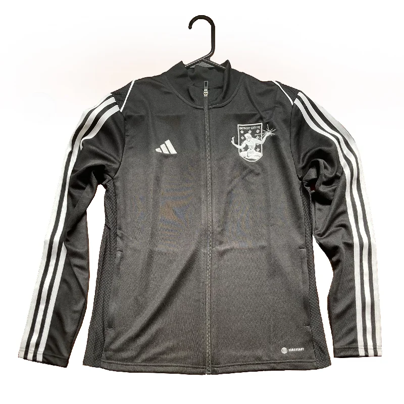 DCFC adidas Women's Track Jacket- Black/White