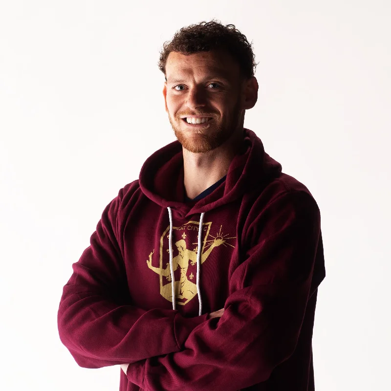 DCFC Crest Hoodie- Maroon