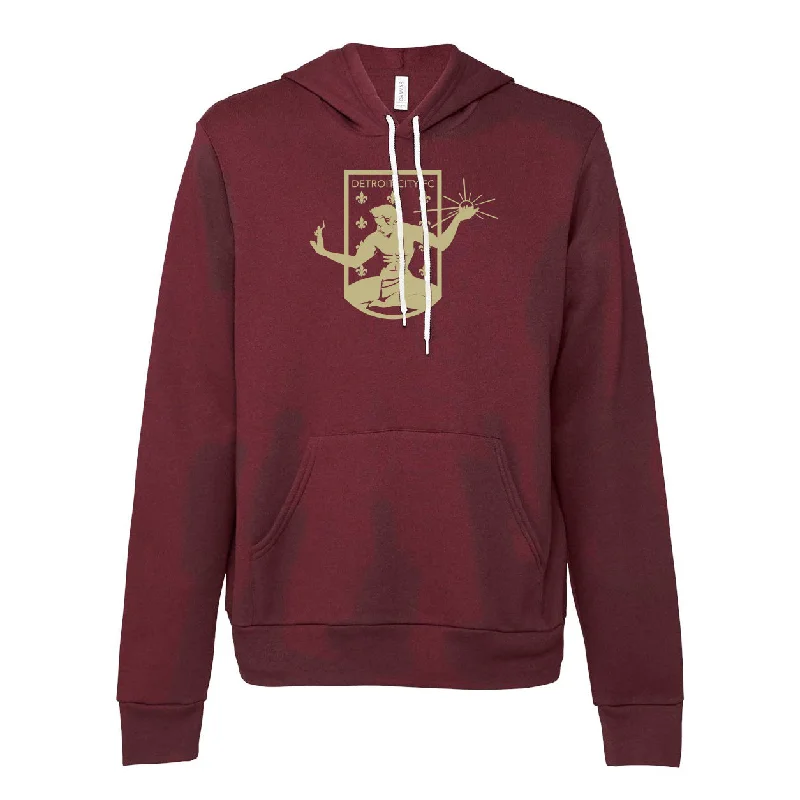 DCFC Crest Hoodie- Maroon