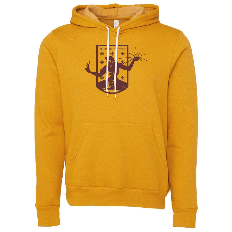 DCFC Triblend Crest Hoodie- Mustard