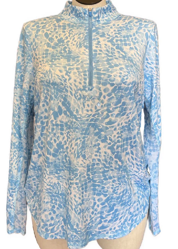 New Jofit Navy & White Diamond Patterned Women's Golf Pullover Size XXL MSP$80