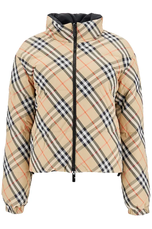 short reversible down jacket 8096129 SAND IP CHECK