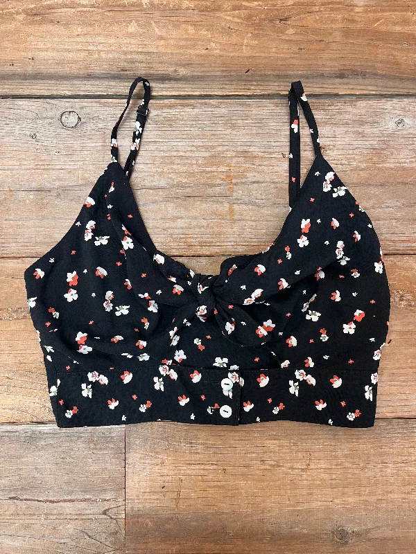 M / Dee Dee Top Black Floral (see Dee Dee Top for body fit)