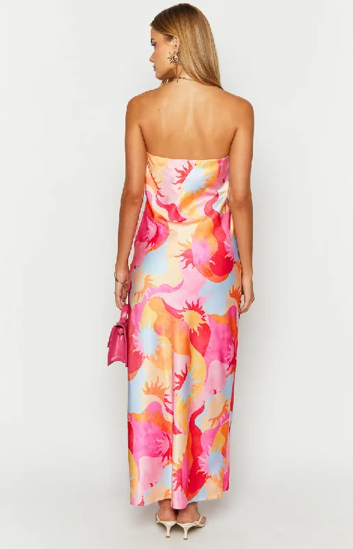 Damia Sun Print Maxi Dress