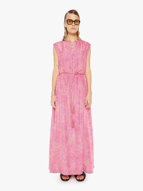 Maria Cher Williams Sleeveless Maxi Dress - Fuchsia Vibes