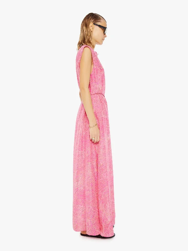 Maria Cher Williams Sleeveless Maxi Dress - Fuchsia Vibes