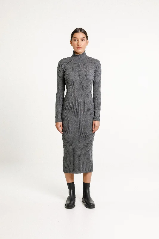 Turtle Neck Dress - Sale - Ash