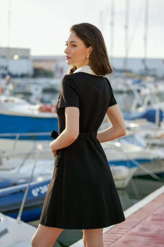 Paris Belted Dress