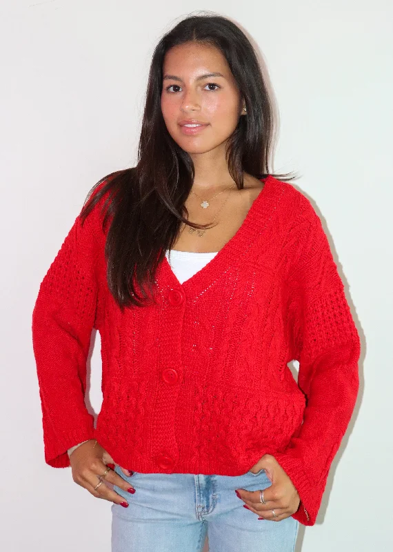 East Coast Cardigan ★ Red