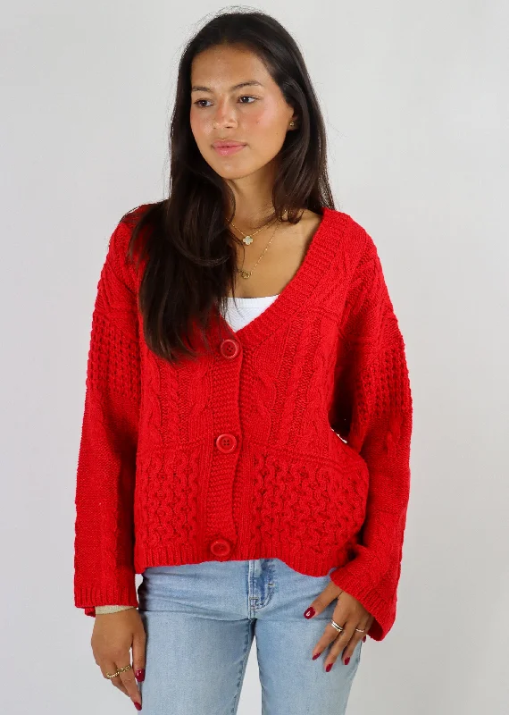 East Coast Cardigan ★ Red