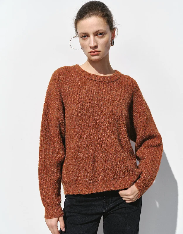 Crew Neck Loose Sweater