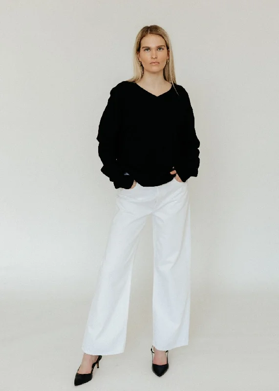 Éterne Clive Cashmere Sweater in Black