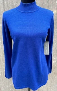 Sweater-Royal Blue-Mock Neck-Women's-M43106km