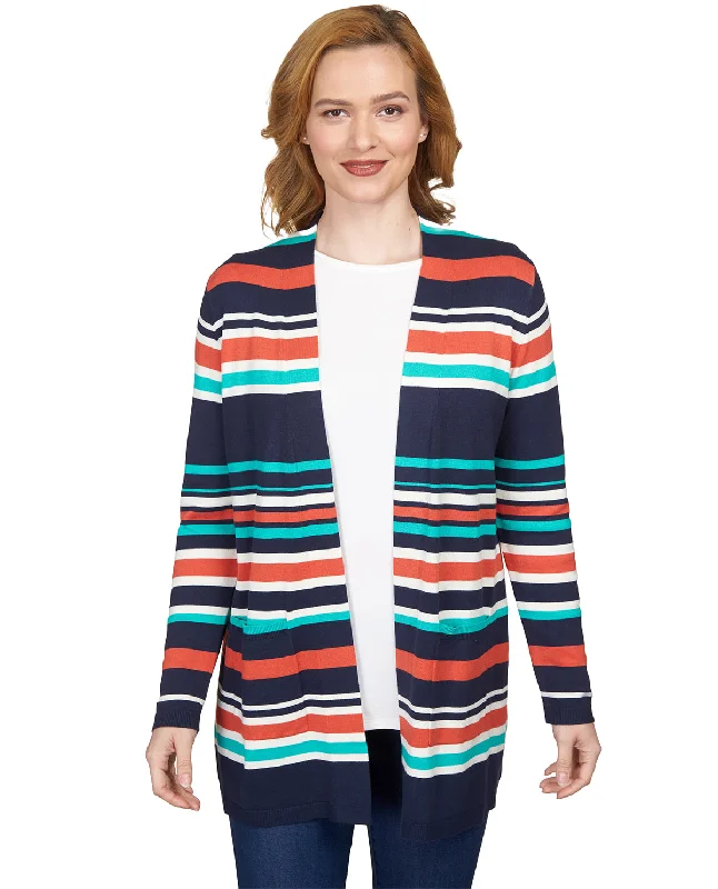 Ruby Road Key Items Colorblock Cardigan