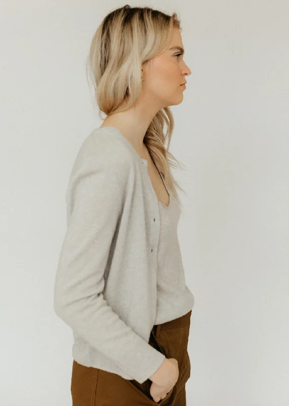 Tibi Washable Cashmere Shrunken Cardigan